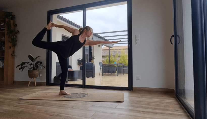 du danseur, posture de yoga contre le stress